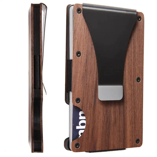 Wood Grain RFID Wallet