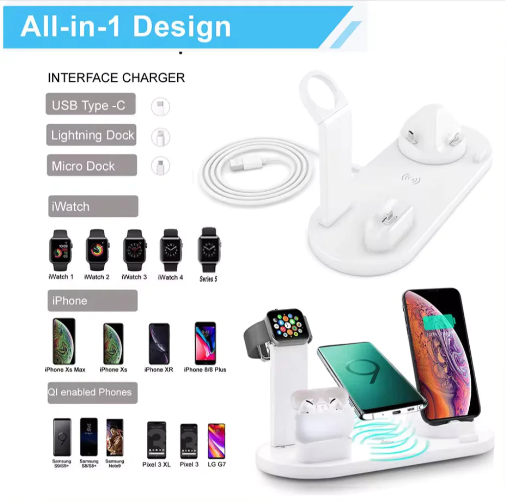 Ultimate 30W 7-in-1 Wireless Charging Station