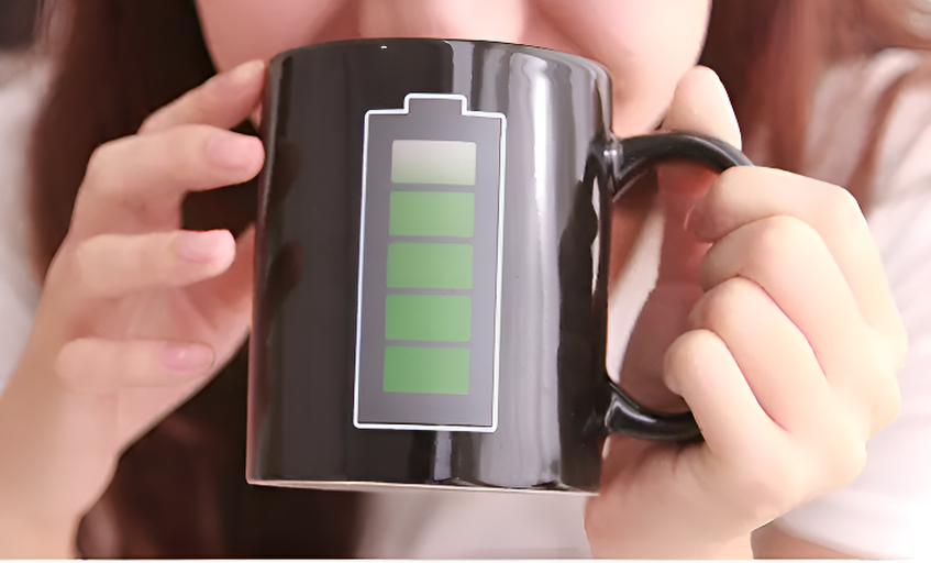 Color-Changing Temperature Mug - Ceramic Coffee Cup