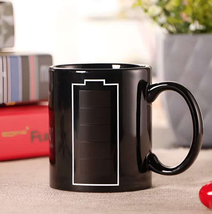 Color-Changing Temperature Mug - Ceramic Coffee Cup