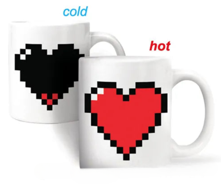 Color Changing Heart Mug