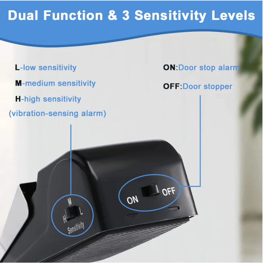 Portable Door Stopper Alarm