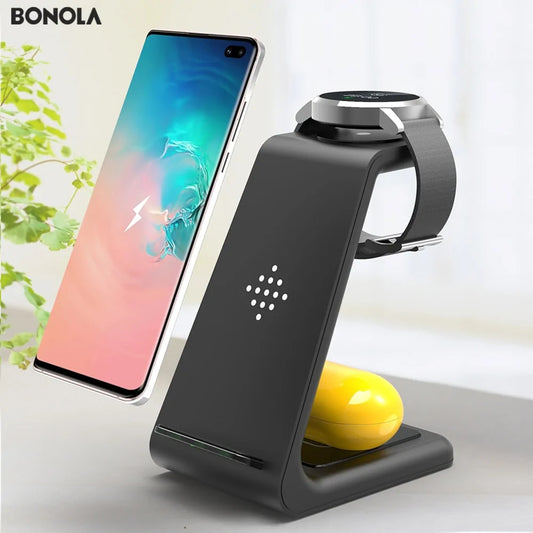 Bonola 3 in 1 Wireless Charging Station