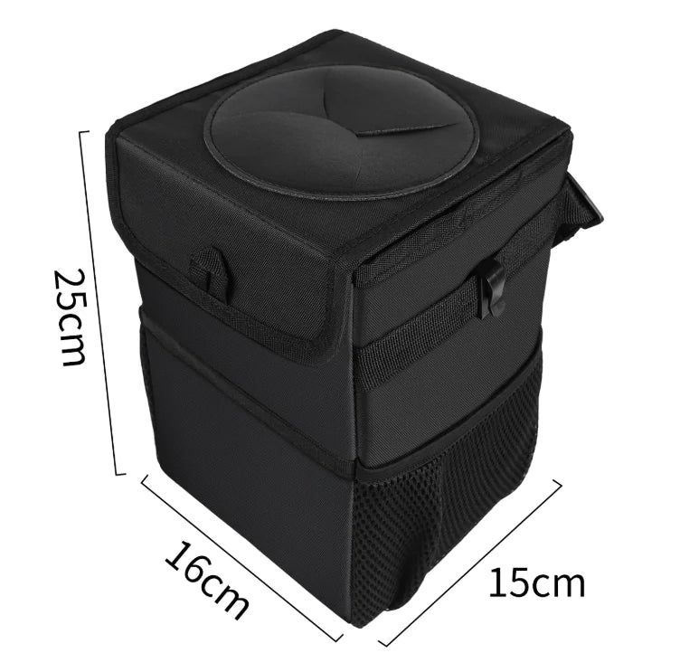 Car Trash Can Foldable Waterproof Bin