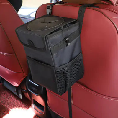 Car Trash Can Foldable Waterproof Bin